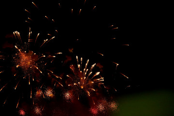 Silvester Feuerwerk Raketen an Neujahr