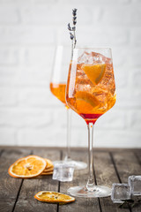 Aperol spritz cocktail