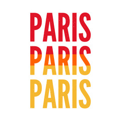 Paris typography slogan drawing modern Fashion Slogan for T-shirt and apparels graphic vector Print.