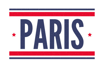Paris typography slogan drawing modern Fashion Slogan for T-shirt and apparels graphic vector Print.