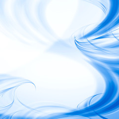 abstract blue waves background