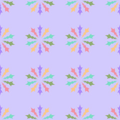 Abstract seamless pattern with stars. Colorful vector illustration