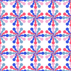 Abstract seamless pattern with stars. Colorful vector illustration