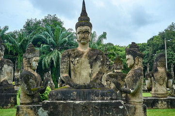 Wat Xieng Khuan in Vientiane, Laos.(Buddha Park)