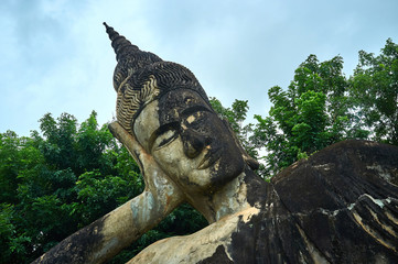 Wat Xieng Khuan in Vientiane, Laos.(Buddha Park)
