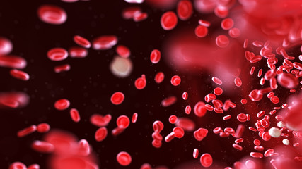 3d rendered medically accurate illustration of human blood cells
