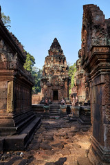 Banteay Srei ruins in Cambodia.