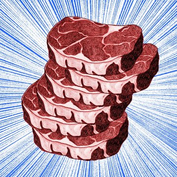 A pile of meat