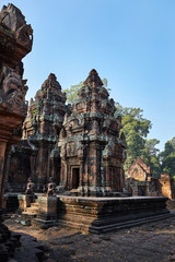 Naklejka premium Banteay Srei ruins in Cambodia.