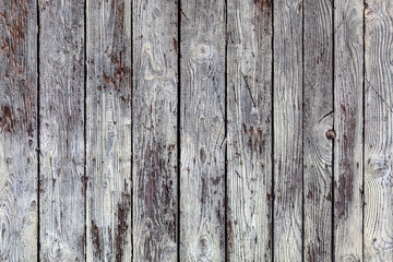 Grayish Vertical Weathered Old Wooden Planks