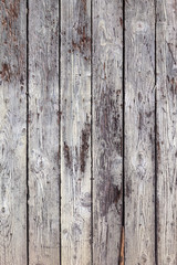 Grayish Vertical Weathered Old Wooden Planks