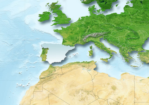 map of Spain.
