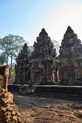 Banteay Srei ruins in Cambodia.