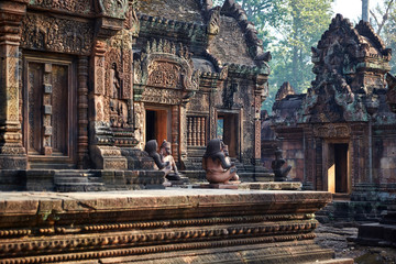 Banteay Srei ruins in Cambodia.