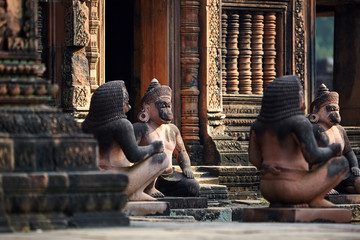 Banteay Srei ruins in Cambodia.