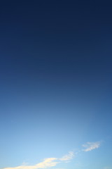 clear blue sky background