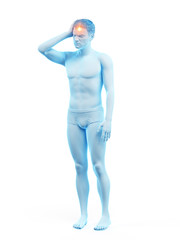 3d rendered medically accurate illustration of a man having headache