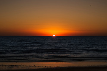 Atardecer en punta colorada uruguay