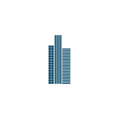 Building icon logo design vector template