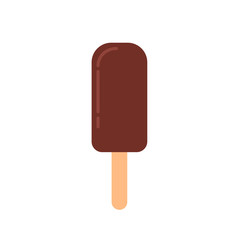 Popsicle in chocolate glaze icon