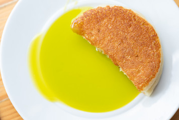 Pancake with  pandanus sauce