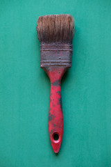 Old used brush
