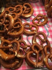 many pretzels in octoberfest
