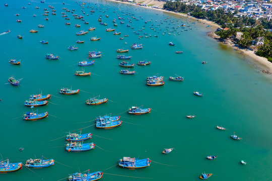 fishing village in Mui Ne, Vietnam