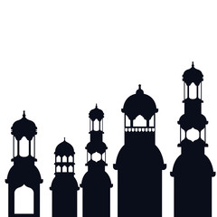 ramadan kareem mosque building icon
