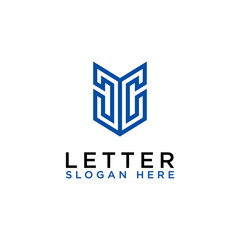 CC Letter Initial icon / Monogram Inspiration logo design. - vector