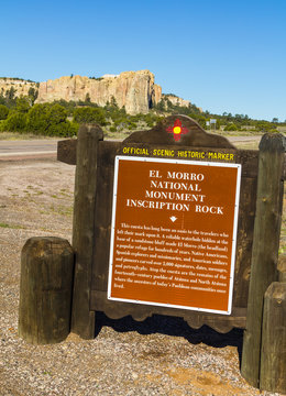 El Morro National Monument Sign