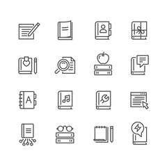Book icon set
