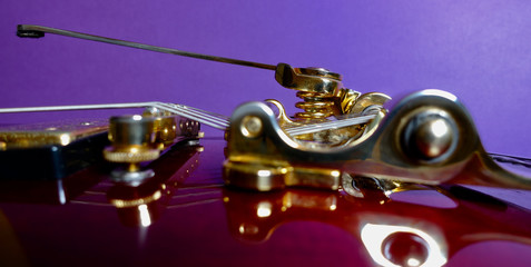 guitar tremolo . color background