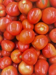 Group of fresh tomatoe  red