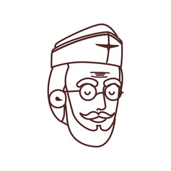 veteran head avatar character