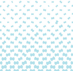fading halftone geometric vector border pattern