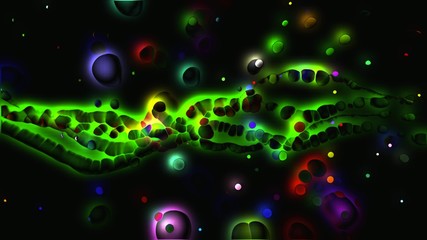 abstract seamless background blue purple spectrum looped animation fluorescent ultraviolet light glowing neon line Abstract background web neon box circle pattern LED screens and projection technology