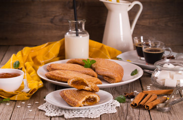 Florentines sweet puff pastries.