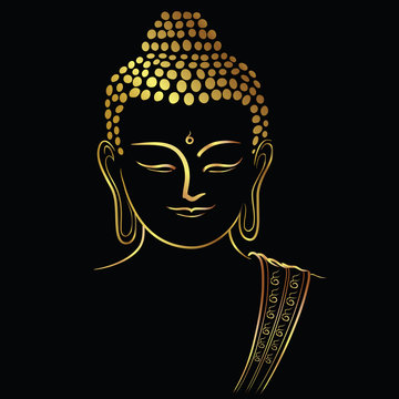 Black Buddha & Tree Wall Art-omiya.com.vn
