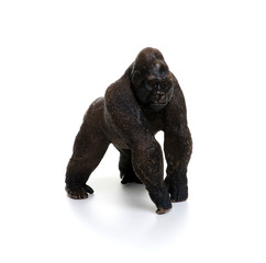 Toy gorilla  isolated on white © Alekss