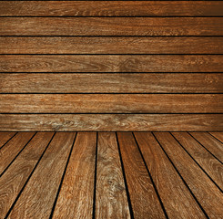 wooden interior. Background from old boards