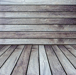 wooden interior. Background from old boards