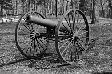 Fototapeta na wymiar civil war cannon