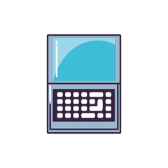 Obraz premium laptop computer isolated icon