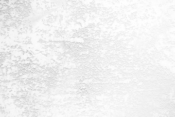 White Stucco Wall Texture Background.