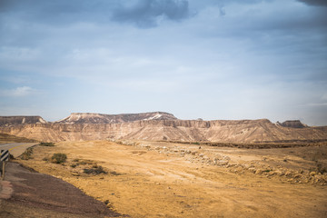 Fototapeta na wymiar the negev desert in Israel