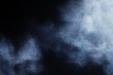 Abstract Smoke on black Background