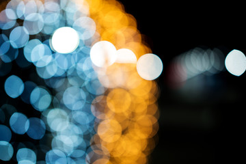 Obraz premium Bokeh circle, beautiful abstract colors for Christmas background - pictures