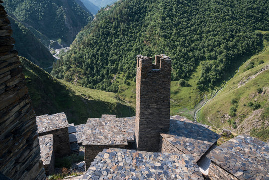Mutso fortress top view