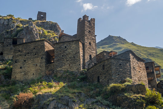 Mutso town and fortress in Georgia
